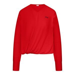 Loewe Women Draped Merino Wool Sweater